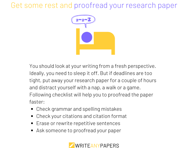 How to proofread a research paper faster