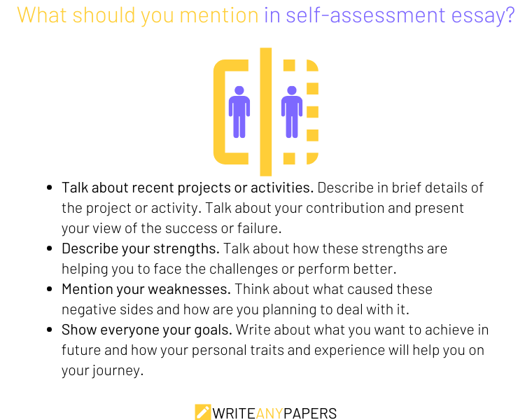 How to write a self assessment essay