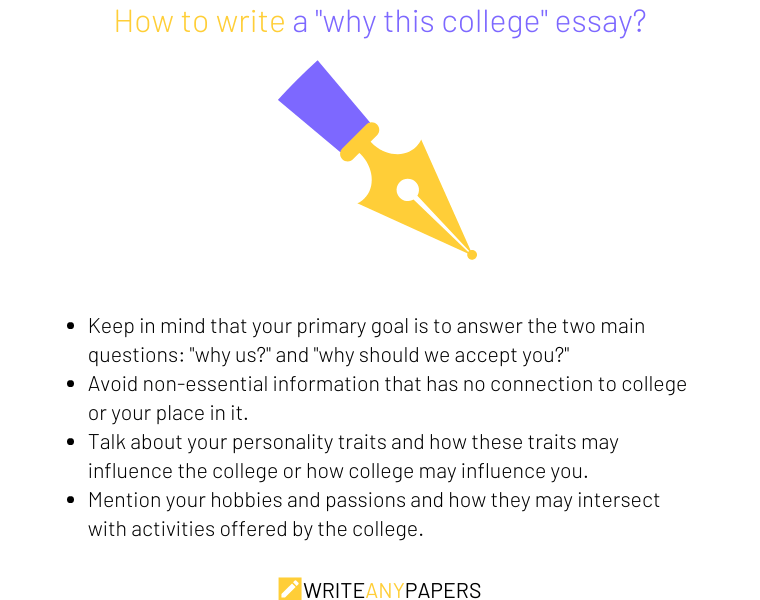 How to write a "why this college" essay