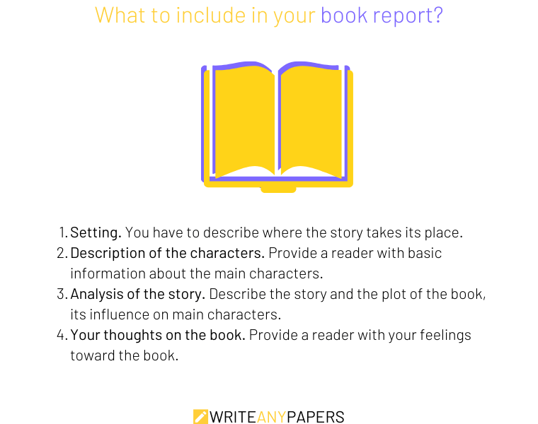 a book report format