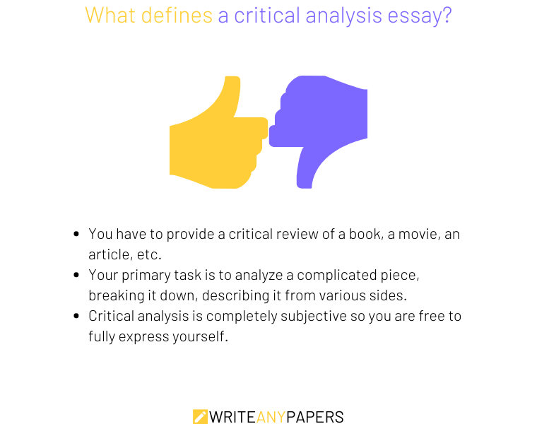 what is a critical analysis essay